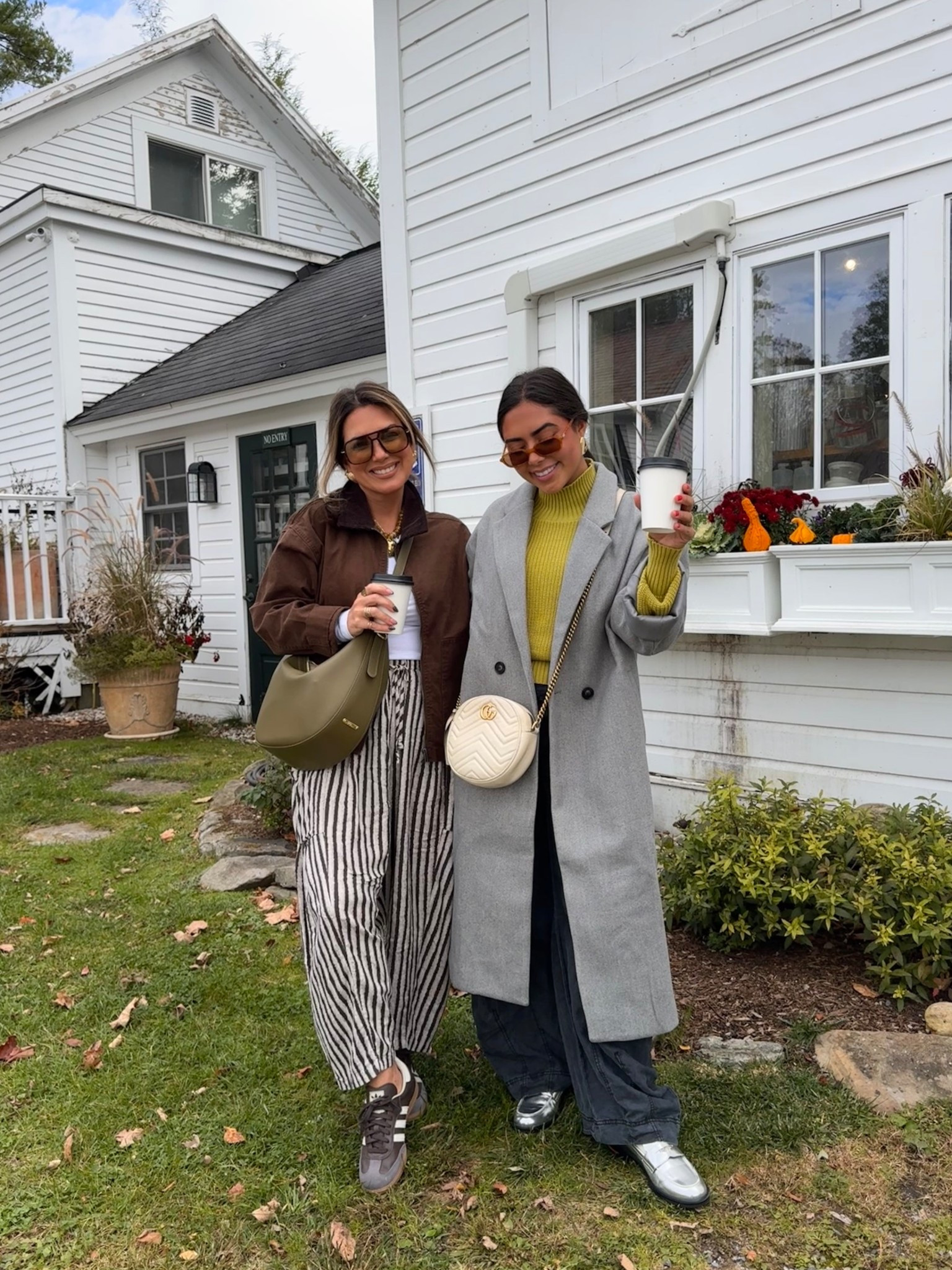 Outfit of the day!! 
Great fall pieces that layered well with our wool trench coats. 
Wearing size small in everything  

#LTKFindsUnder50 #LTKOver40 #LTKPetite