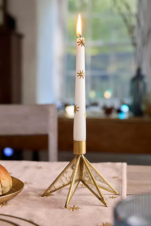 Celestial Rays Taper Holder | Anthropologie (US)