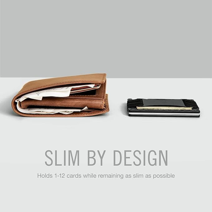 The Ridge Wallet For Men, Slim Wallet For Men - Thin as a Rail, Minimalist Aesthetics, Holds up t... | Amazon (US)