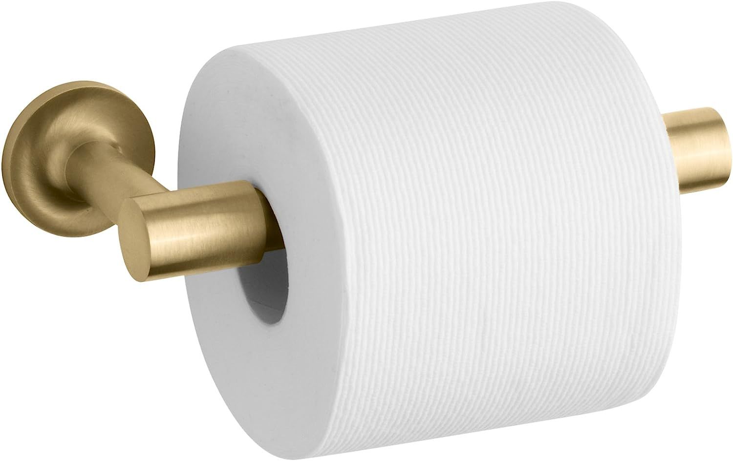 KOHLER K-14377-BGD Purist Pivoting Toilet Tissue Holder, Vibrant Modern Brushed Gold | Amazon (US)