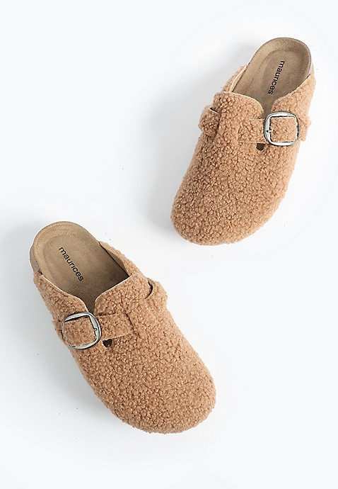 SuperCush Chloe Sherpa Footbed Clog | Maurices