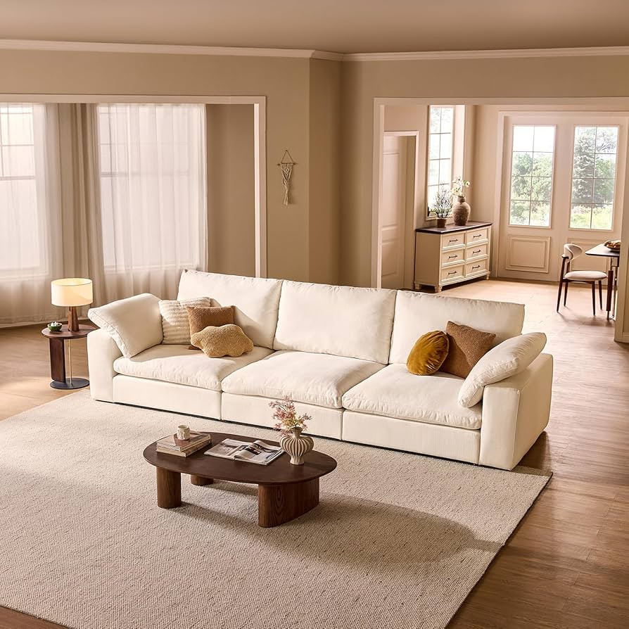 Cushari Cloud Modular Sectional Sofa Oversized Cloud Couch with Deep Seat Modern Comfy Couches wi... | Amazon (US)