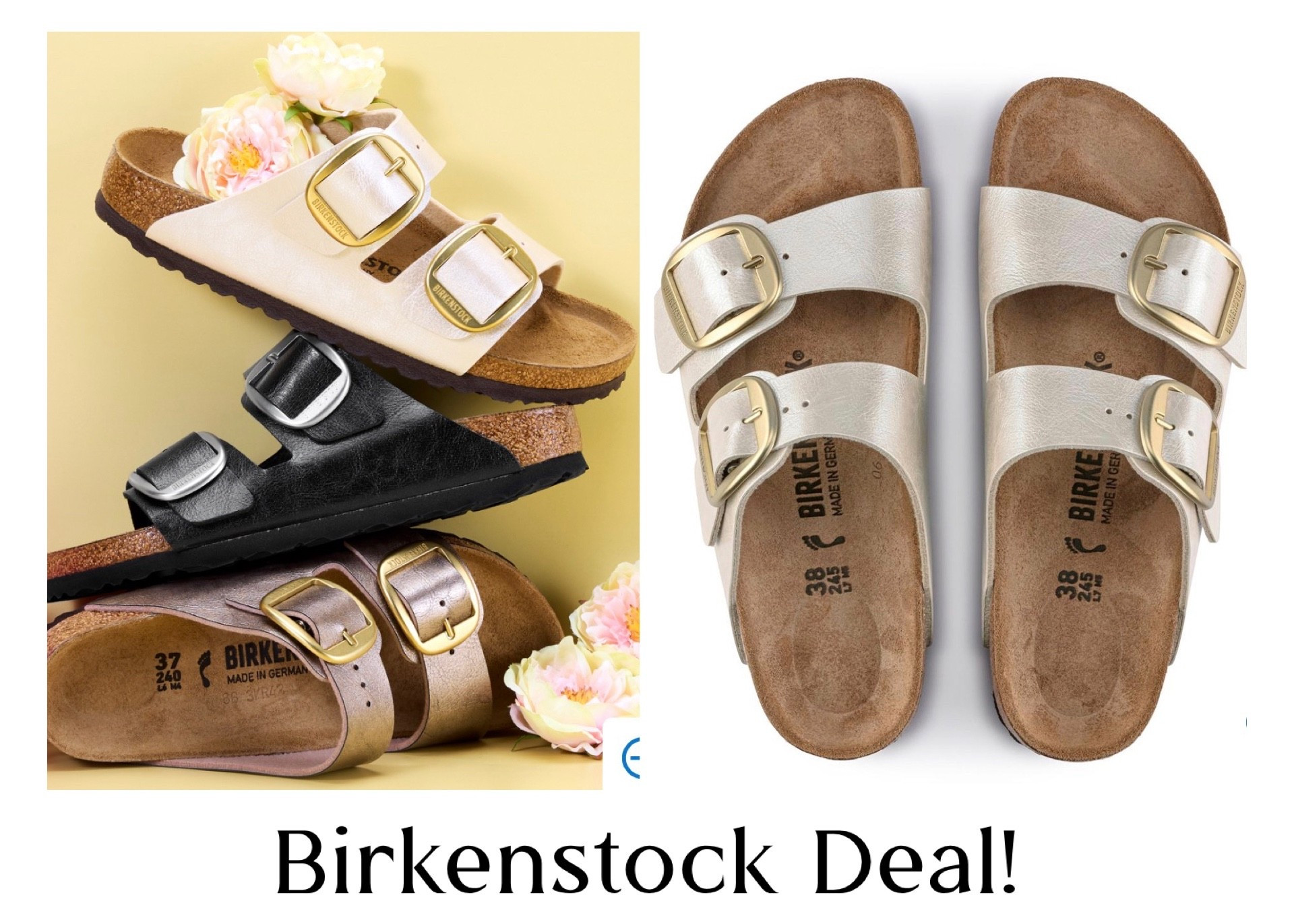 HSN is offering the Birkenstock Arizona Big Buckle Sandals on flash sale today as a one day deal! Birkenstocks are a splurge, and hardly ever go on sale - a deal like this is flying’s since they’re $40 off the normal price!! Fantastic item to grab heading into the warmer months ☀️ 

#LTKSeasonal #LTKSaleAlert #LTKootd