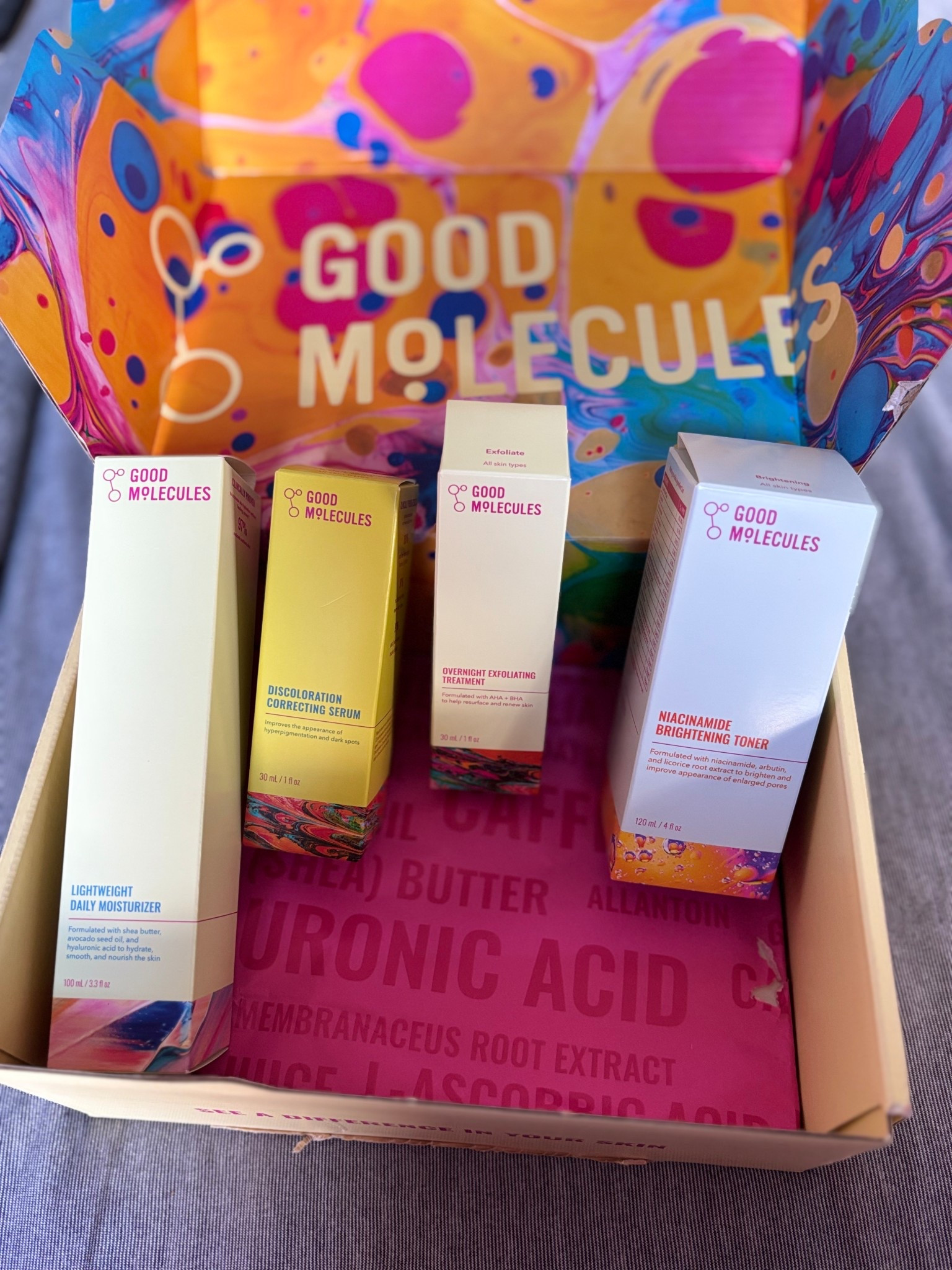 Restocking the holy grails! 🧪✨ Unboxing my Good Molecules essentials: Discoloration Correcting Serum and Niacinamide Toner for that glass-skin glow without the high price tag.

#LTKselfcare #LTKmorningroutine #LTKgrwm