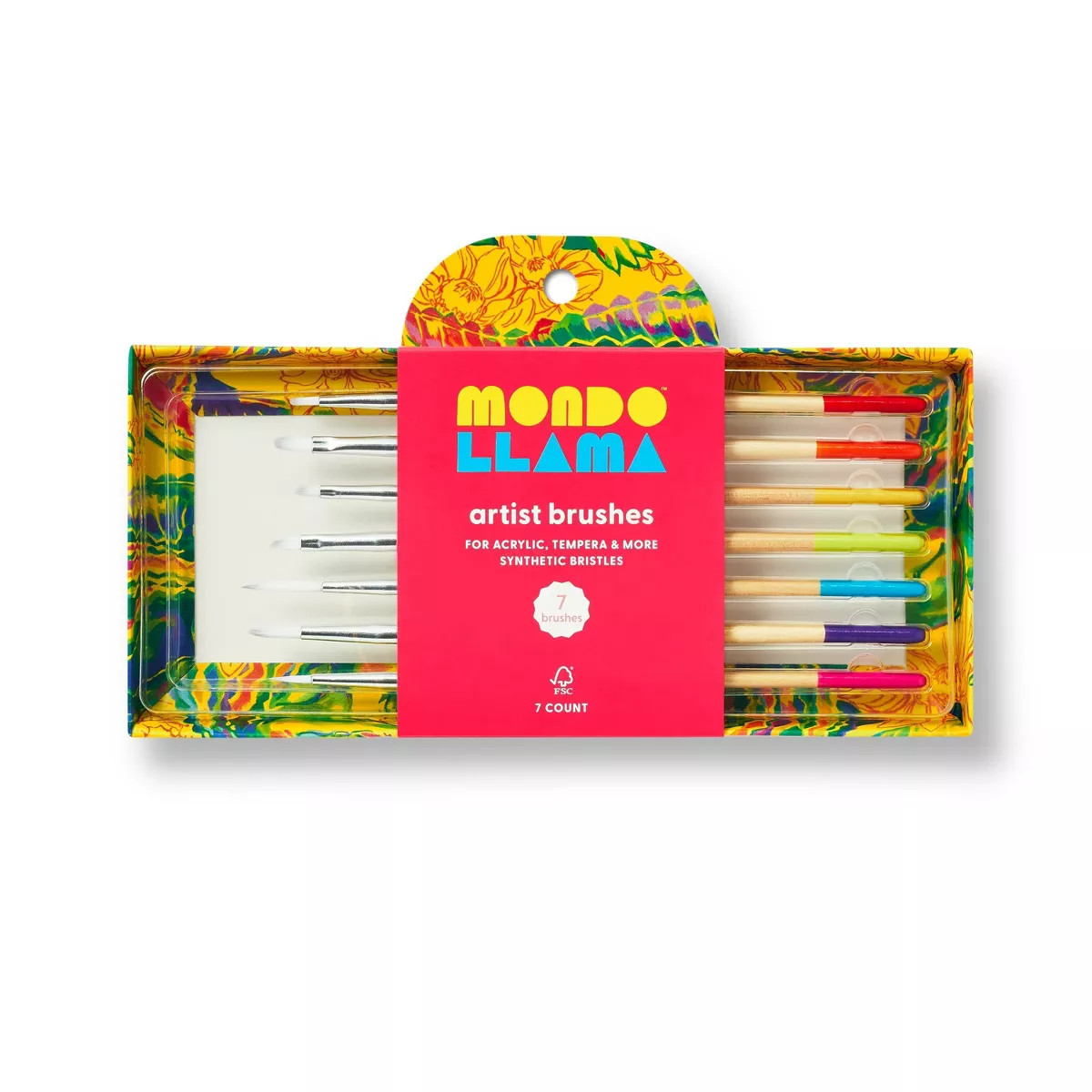 7pc Artist Paintbrush Set - Mondo Llama™ | Target