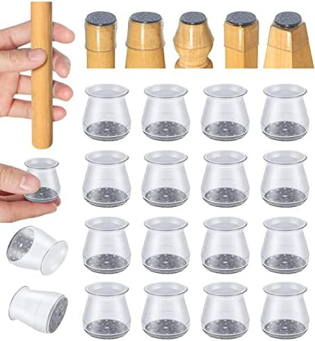 32pcs Chair Leg Floor Protectors,Bar stools Leg Protectors Caps,Dining Room Table Chair Leg Prote... | Amazon (US)