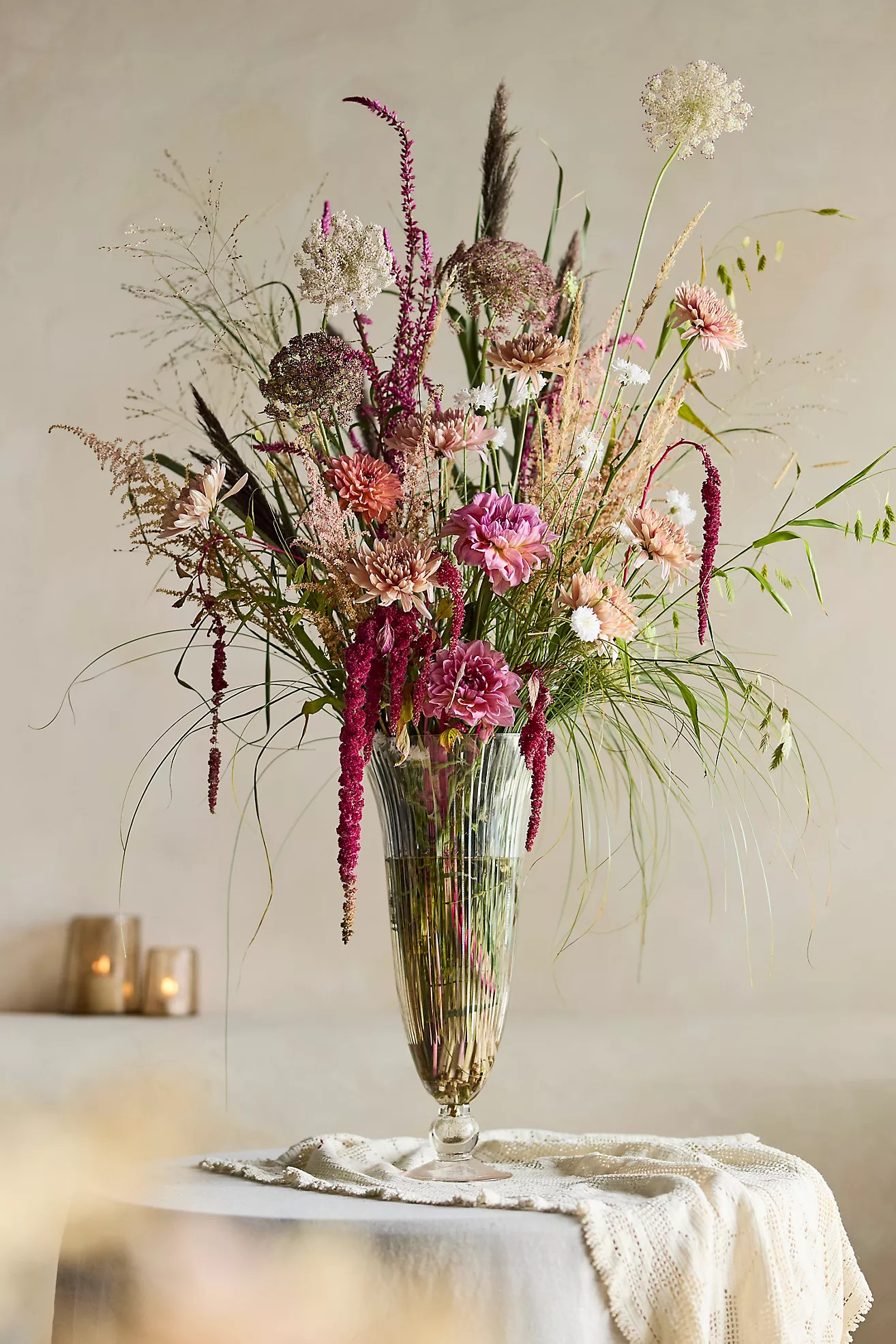 Cut Glass Flare Vase | Terrain