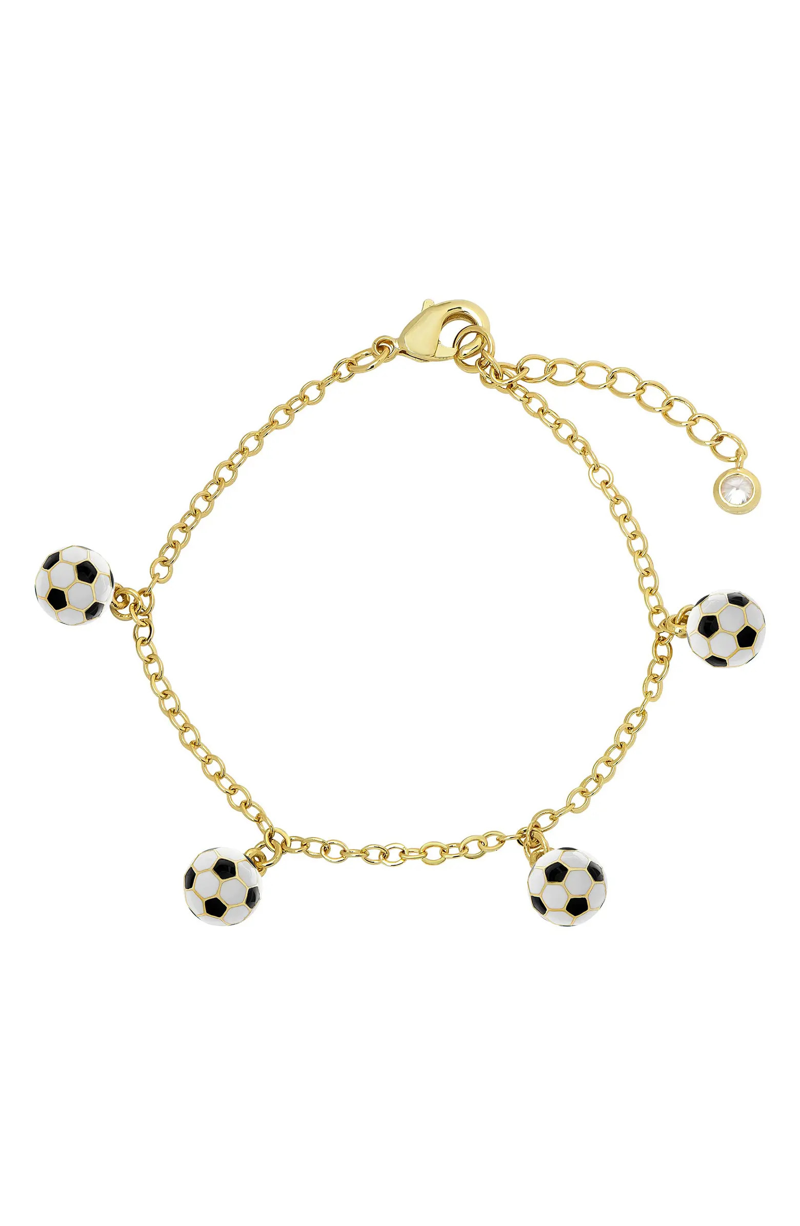 Lily Nily 3D Soccer Ball Bracelet | Nordstrom | Nordstrom