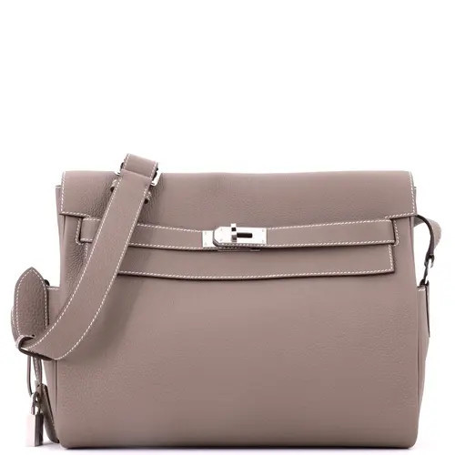 Pre-Owned Hermes Kelly Messenger Bag Togo GM in Grey at Nordstrom, Size Medium | Nordstrom