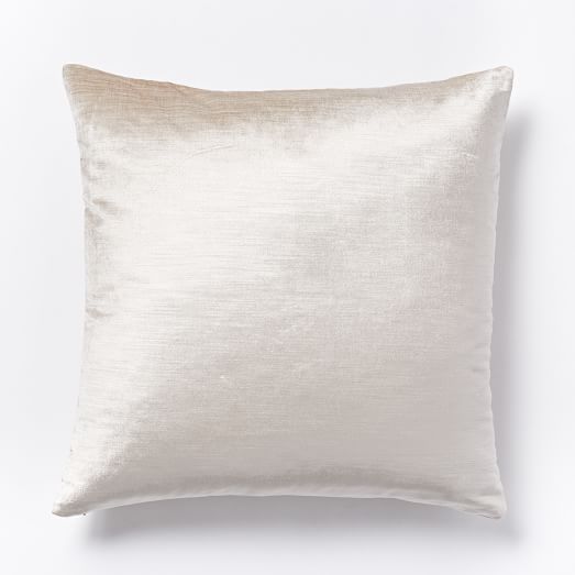 Cotton Luster Velvet Pillow Cover | West Elm (US)