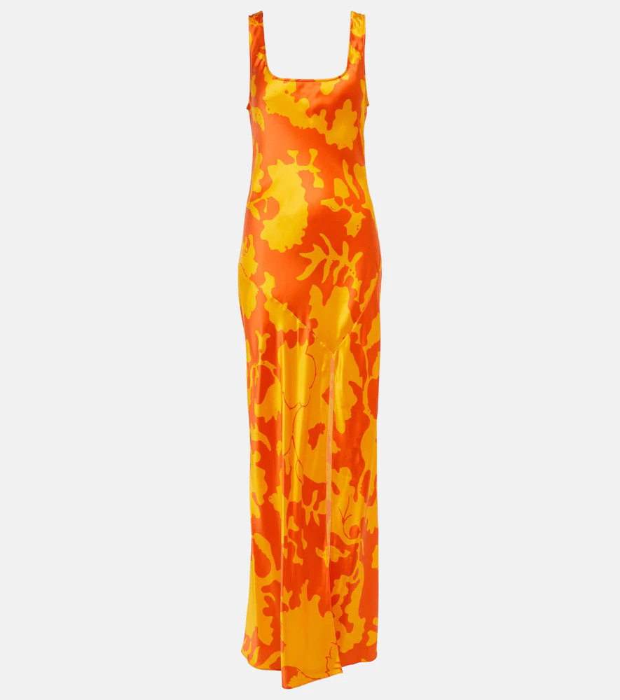 SIR Printed silk maxi dress | Mytheresa (US/CA)
