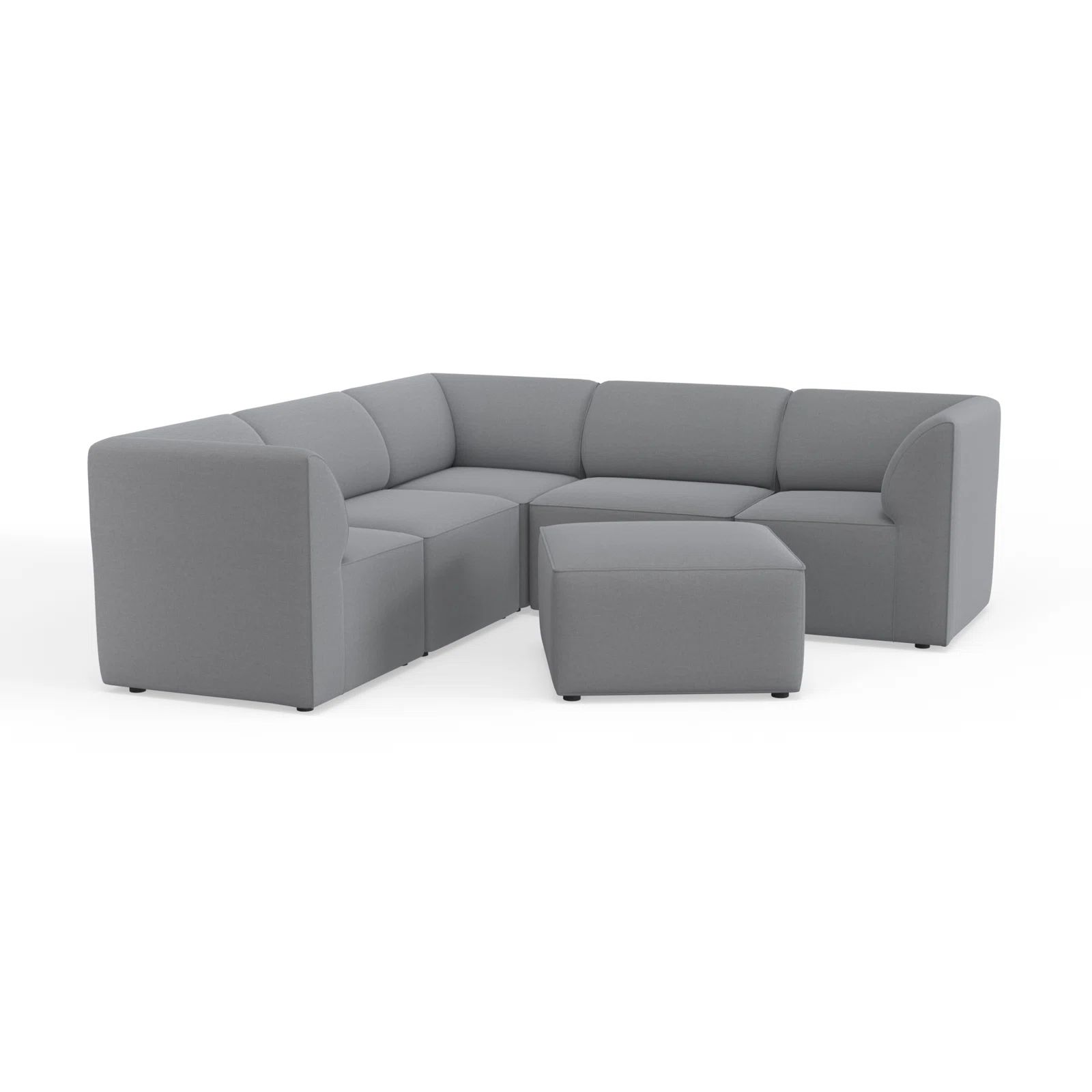 Sinkler 92.5'' Wide Outdoor Symmetrical Patio Sectional with Cushions | Wayfair North America