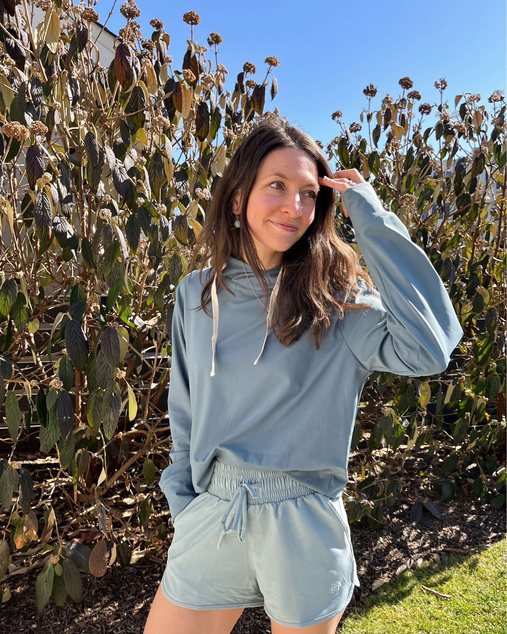 Took my new @albionfit pieces out for a walk yesterday & it got me really excited for spring! It wasn’t quite warm enough for shorts but I wasn’t freezing, either, so that was a win 🙌🏻 This was my first time wearing #albionfit & I really love these pieces… all of their fabrics are made in the US, their clothes are sewn in their family-owned factory, & their styles are classic & well-made so #slowfashion 💕 The shorts are lightweight & airy & the hoodie is a heavier material but breathable & didn’t make me feel hot. These pieces are super versatile, too, & work for the gym, running errands, or just lounging at home! I really love the tone on tone here but they come in other colors if it’s not your thing. Oh, & they’re on sale right now!

#LTKfit #LTKsalealert #LTKSeasonal