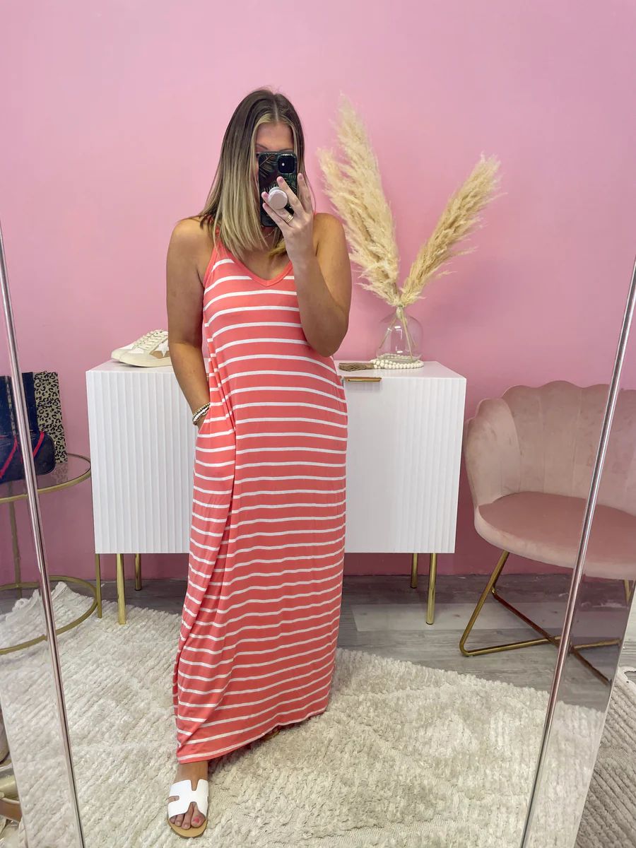 LONG LIVE LOVE STRIPED MAXI DRESS | Shop Set Apart LLC