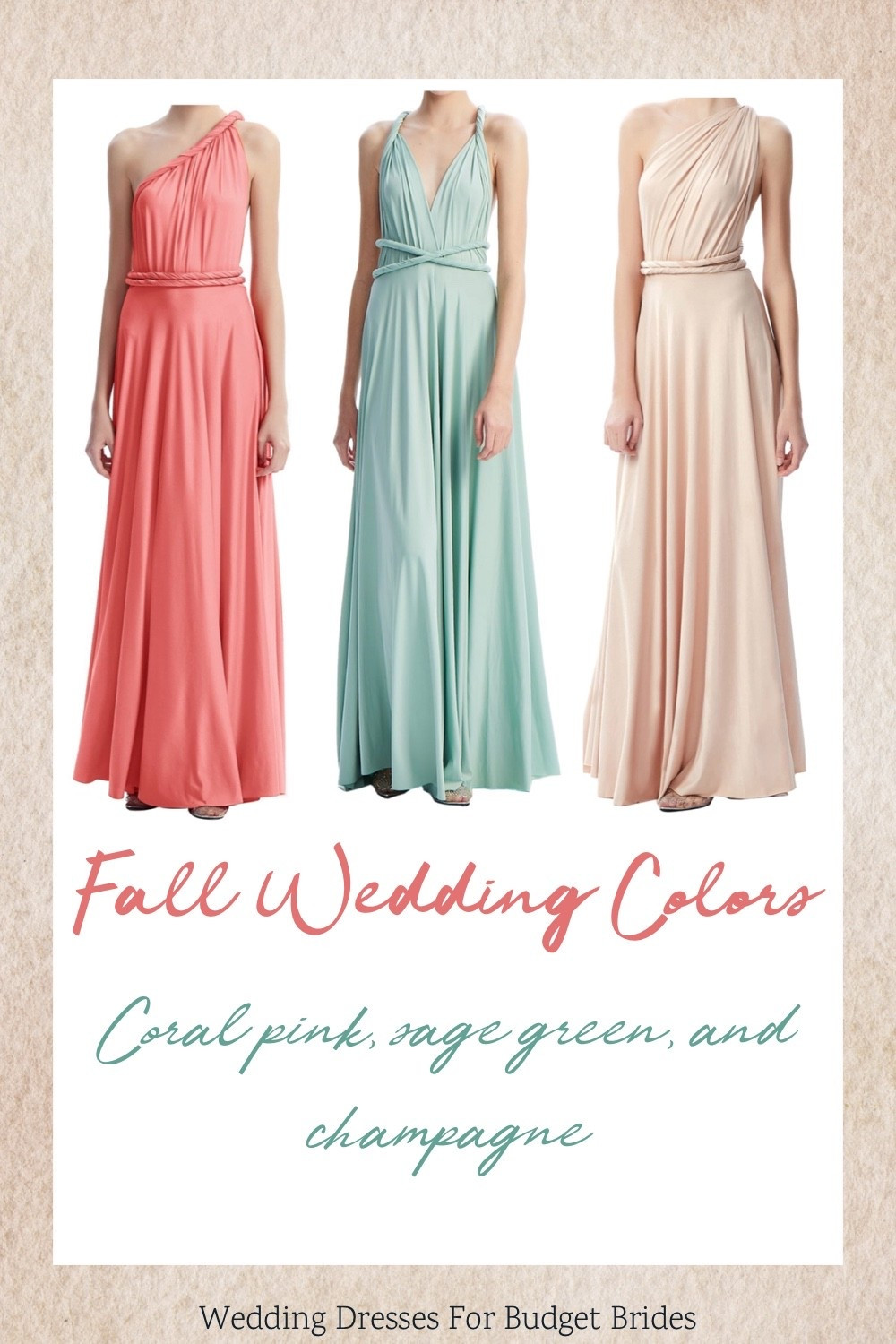 Amazon infinity bridesmaid dresses regular & plus sizes.

Fall wedding color palette; champagne, sage, and dusty rose.

#LTKWedding #LTKSeasonal