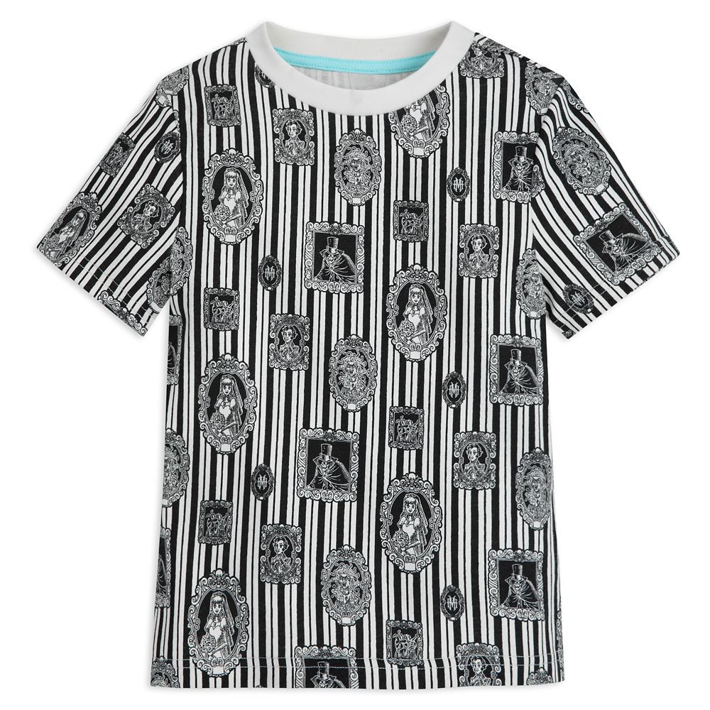 The Haunted Mansion Portraits Glow-in-the-Dark T-Shirt for Kids | Disney Store
