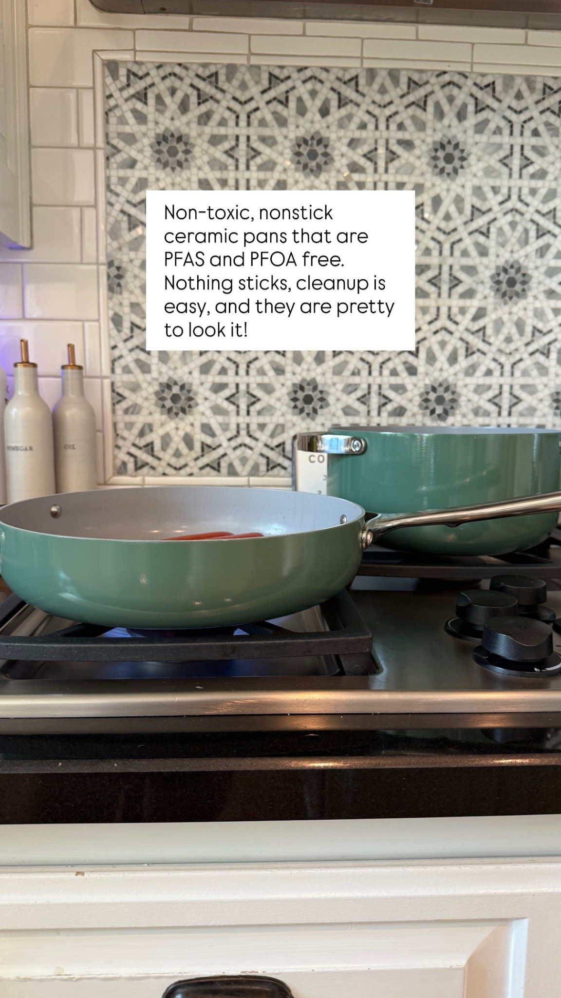This nonstick ceramic cookware is PFAS and PFOA free and easy to clean. Perfect for healthy family meals. Food doesn’t stick, and cleanup is simple. A must-have for busy moms cooking weeknight dinners. 

#LTKfoodie #LTKmomlife #LTKHome