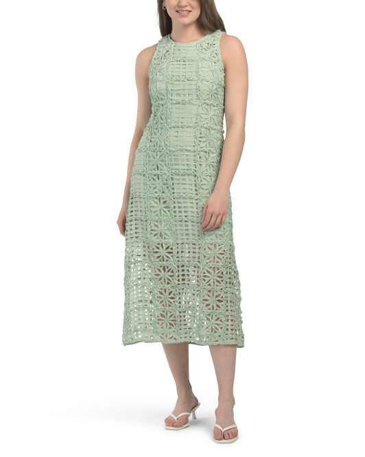 Textured Sleeveless Maxi Dress | TJ Maxx