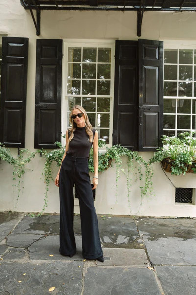 Julia Pant Cord - Noir | Julia Amory