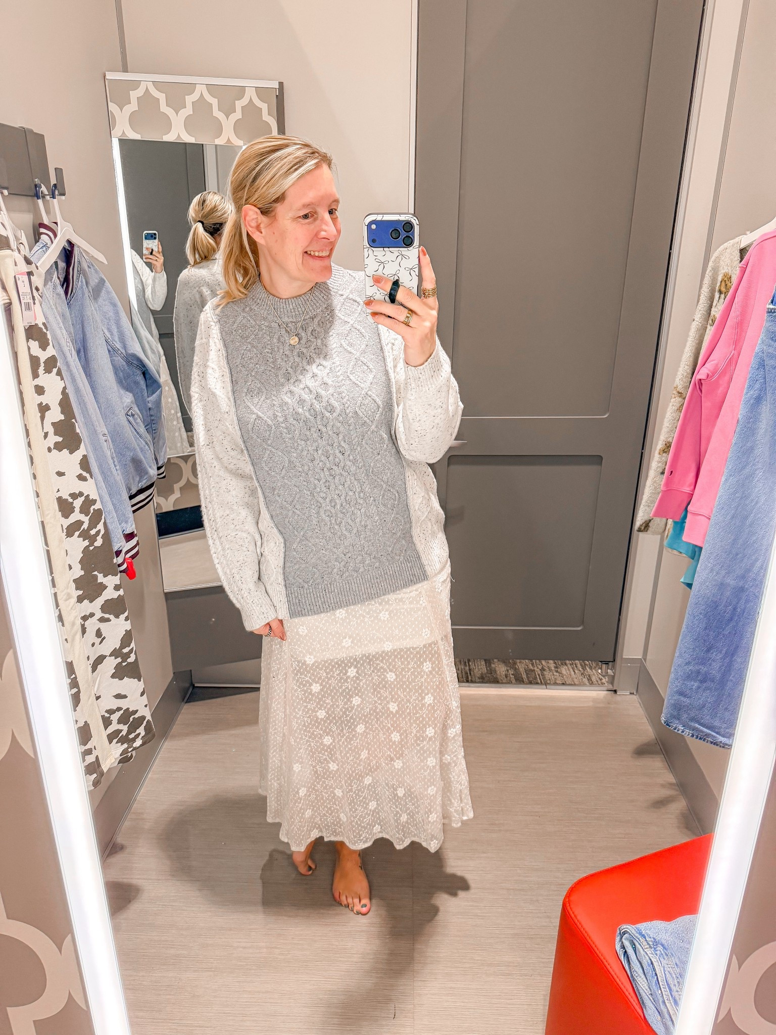 This sweater will keep you warm this winter and it looks chic too! 

sweater large 
skirt large 



#LTKOver40 #LTKFindsUnder50 #LTKTall