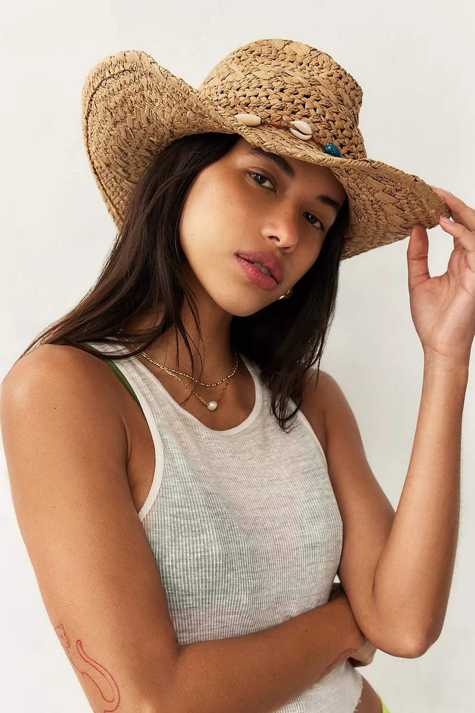 Sombrero de vaquero de paja UO | Urban Outfitters (US and RoW)