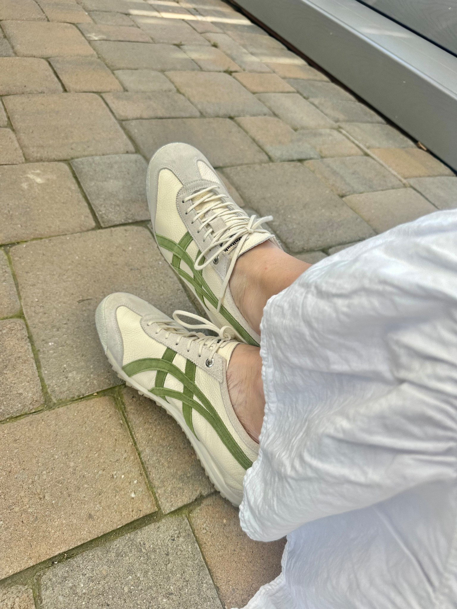 Happy St. Patrick’s Day ☘️ Pulled out my green Onitsuka’s today. 

#LTKdayinmylife #LTKootd