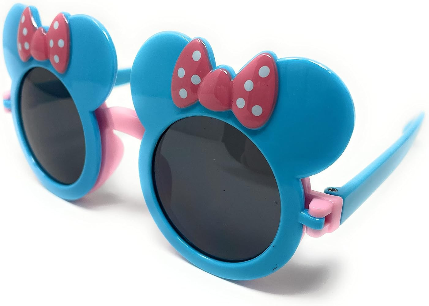 Amazon.com: EHH - Kids Mouse Ear Round Flip Out Sunglasses (Black/Red Bows): Clothing, Shoes & Je... | Amazon (US)