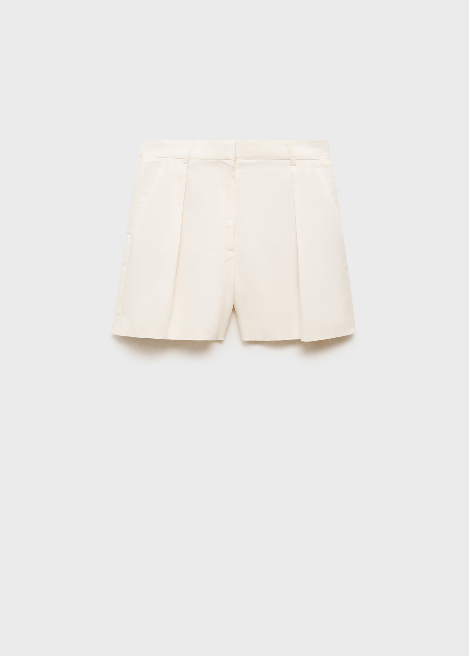 Linen-blend suit bermuda shorts | Mango (US/MX/AU)