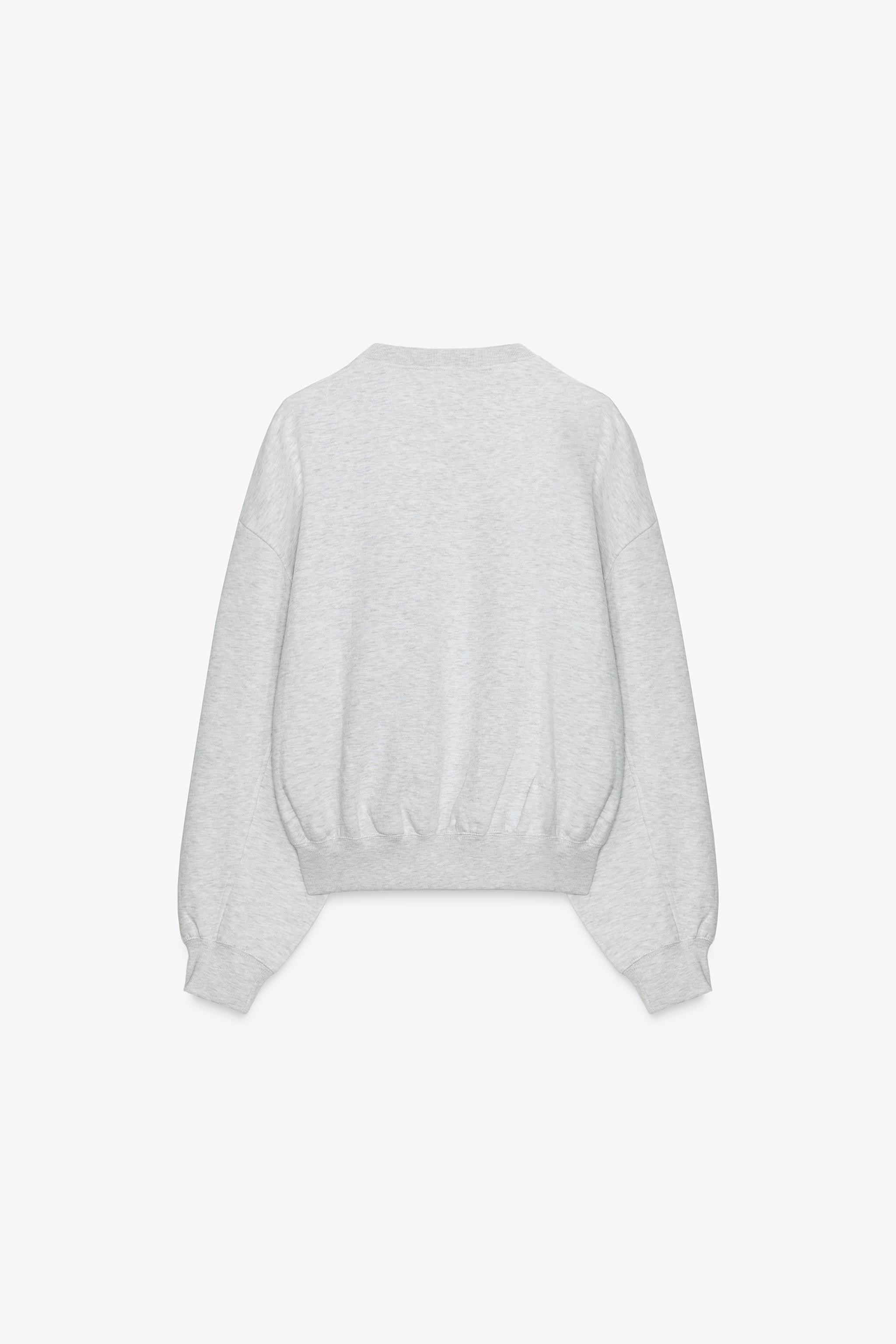 BASIC PLUSH SWEATSHIRT | Zara UK