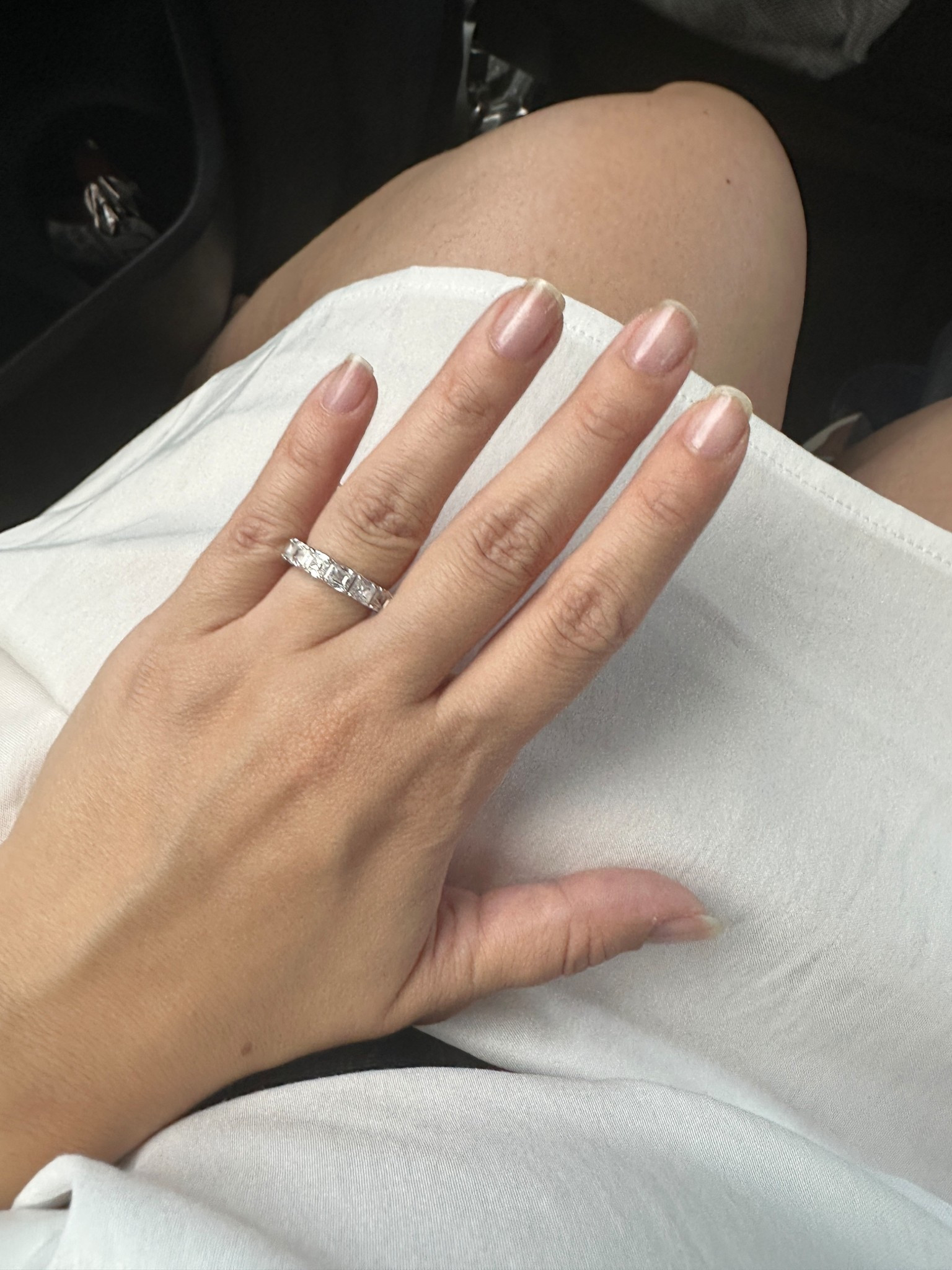 The best travel ring! Stays sparkly even in salt and pool water! LaurenR saves you 10% 