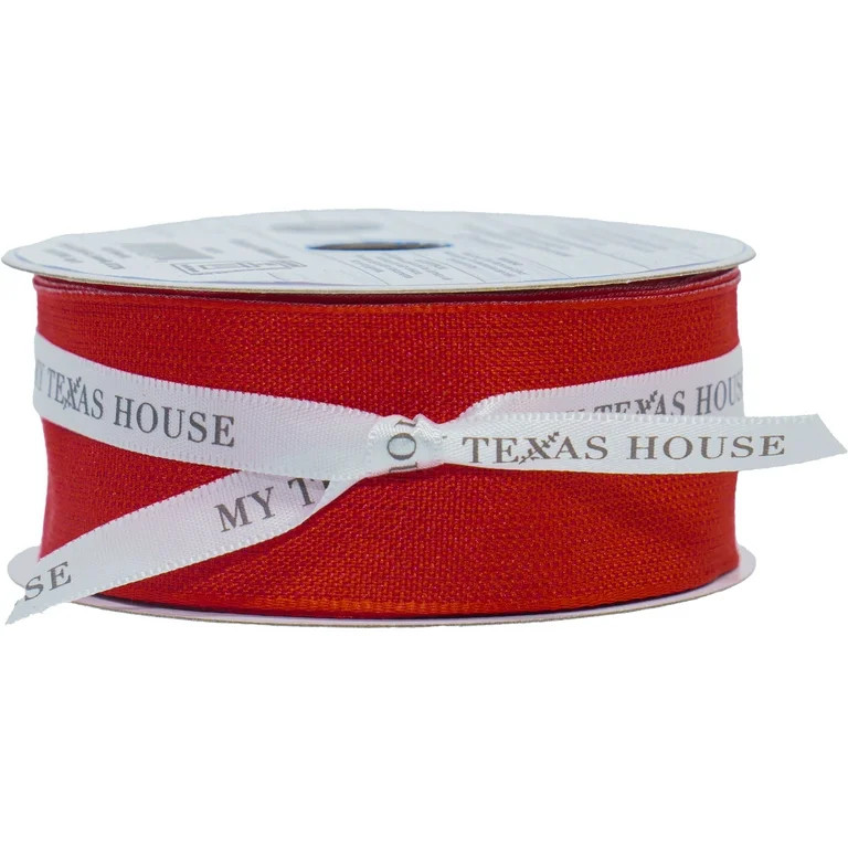 Woven Ribbon, Red, 18', by My Texas House | Walmart (US)