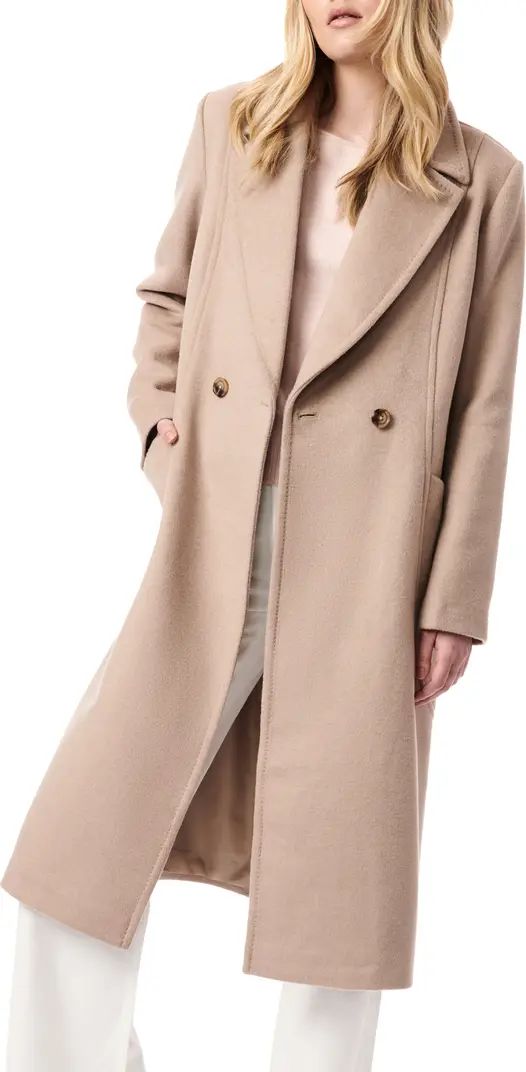 Belted Wool Blend Longline Coat | Nordstrom