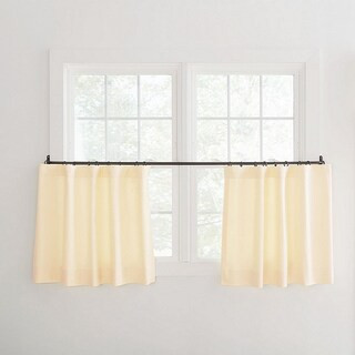 Custom Cafe Panel 30' with Cotton Lining & Drapery Pins for Privacy | Ballard Designs, Inc.