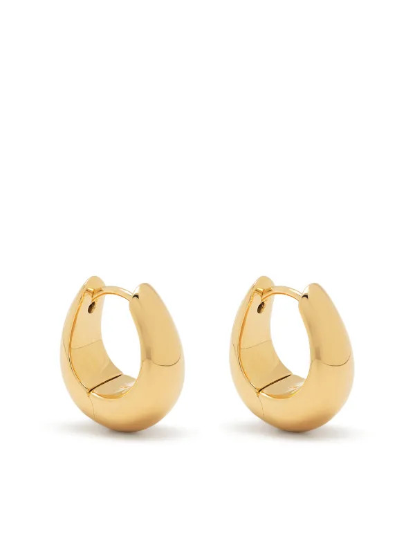 Tom Wood Ice Small Hoop Earrings  - Farfetch | Farfetch Global