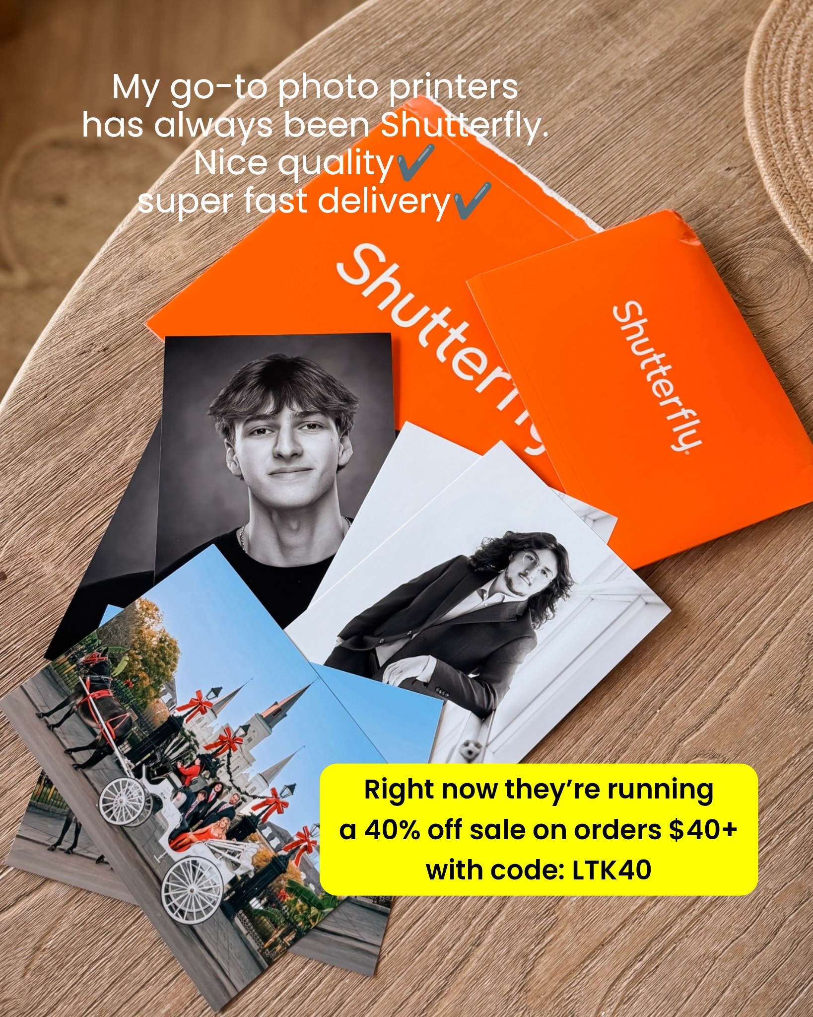 I’ve always used @Shutterfly for printing out family photos and photo books to give as Christmas gifts to the grandparents every year. The quality is always great and the delivery is super fast.💨 They are running a 40% off sale on orders of $40+ with code: LTK40 if you have some photos sitting on your camera that deserve to get printed! 📸

Holiday gifts, grandparent gifts, Christmas photos, fall family photos, photo gifts, personalized gift ideas

#LTKHome