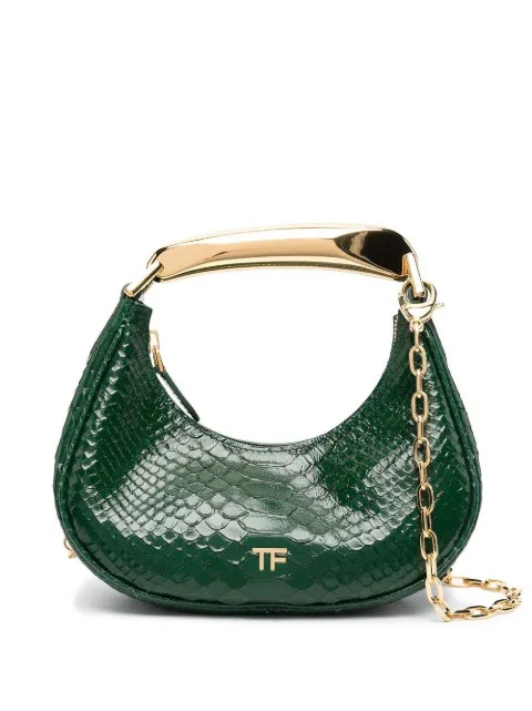 TOM FORD python-effect Shoulder Bag - Farfetch | Farfetch Global