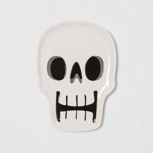 Ceramic Skull Halloween Serving Platter - Hyde & EEK! Boutique™ | Target