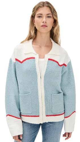 Bailey Rose Women's Cowboy Cardigan, Sky Blue, XS | Amazon (US)