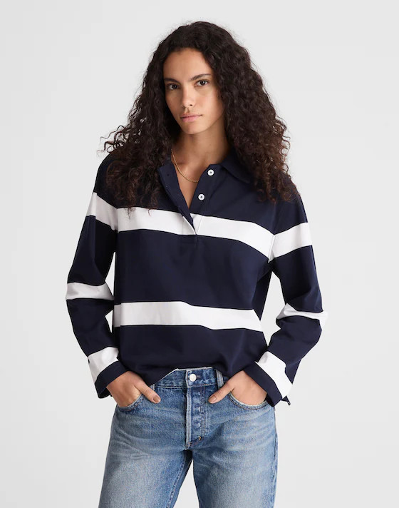 Rugby Polo Shirt | Madewell