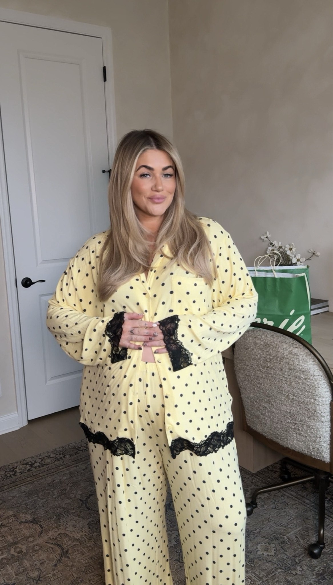 Fave pajamas of all time!!! 💛 I got an XL in top and bottoms

#LTKMidsize #LTKootd #LTKBump