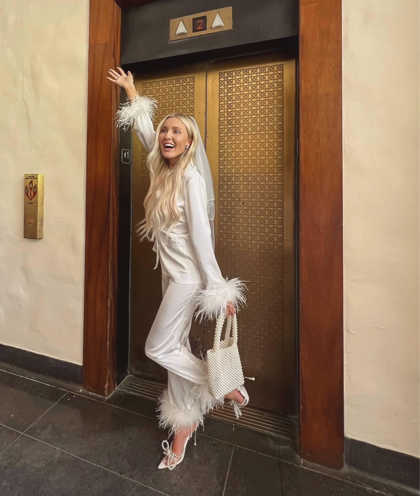 The perfect bride feather pjs 👰🏼‍♀️🤍

#LTKwedding