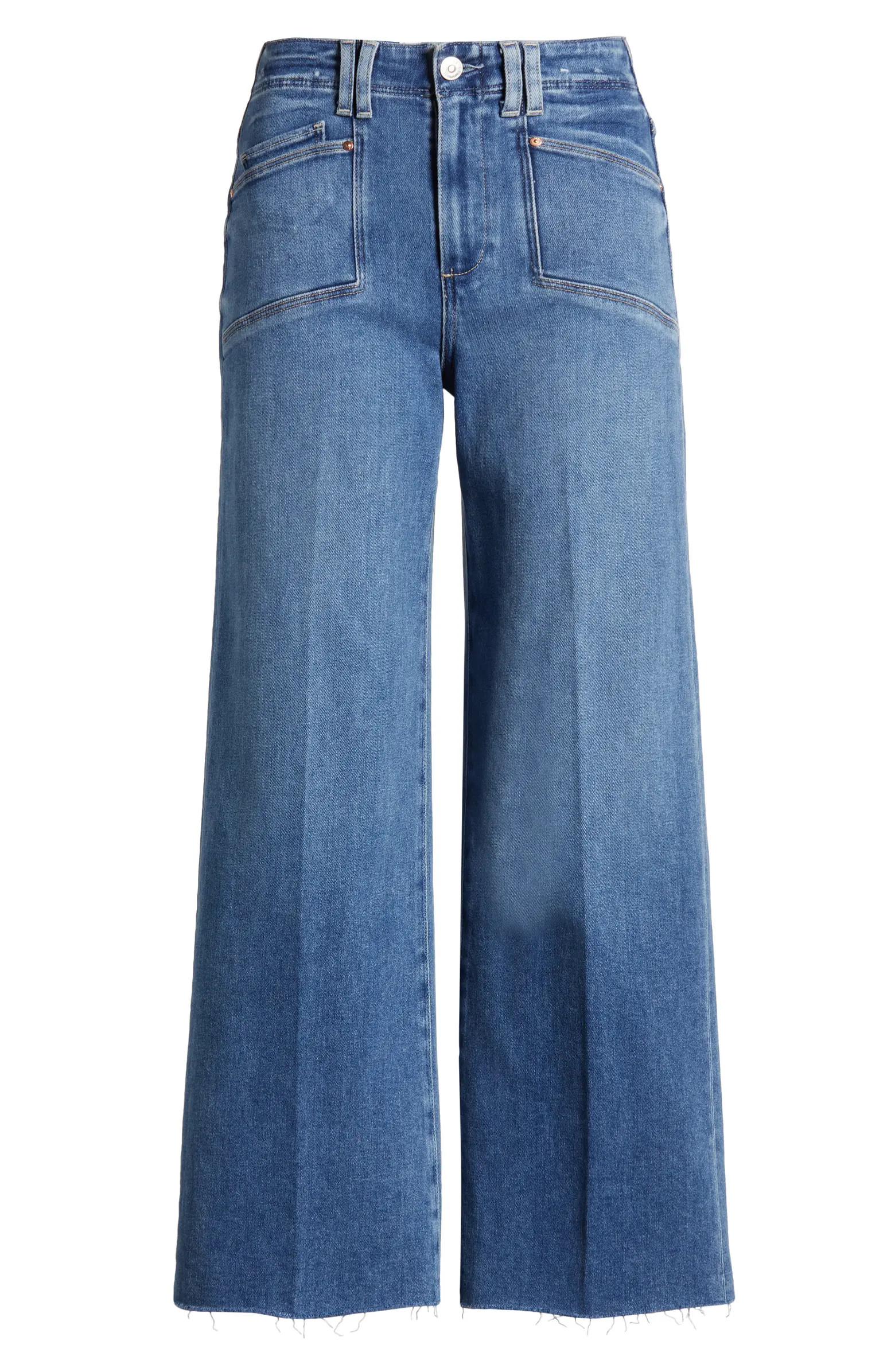 PAIGE Anessa High Waist Wide Leg Jeans | Nordstrom | Nordstrom