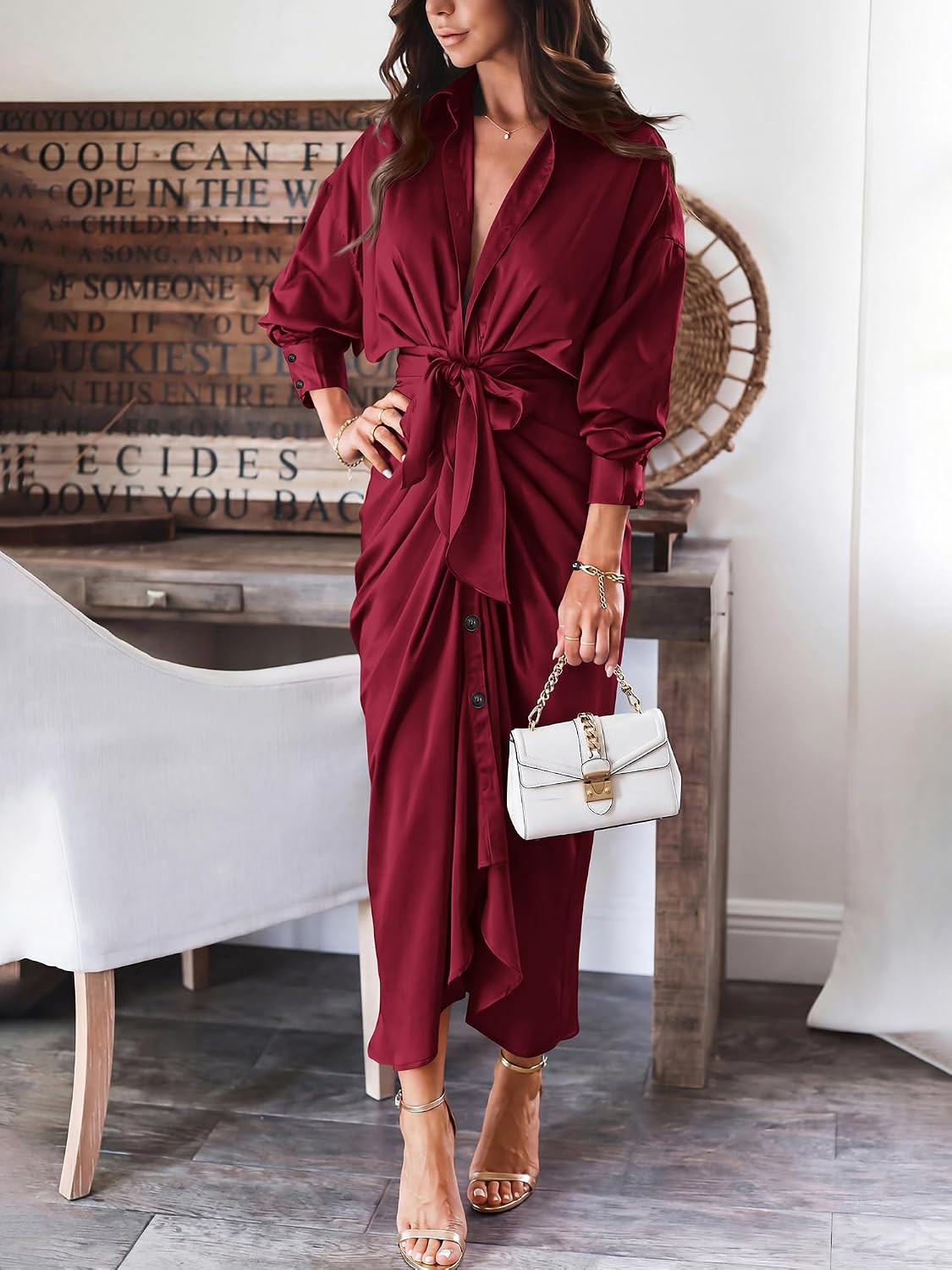 BTFBM Button Dwon Fall Dresses for Women 2026 | Amazon (US)
