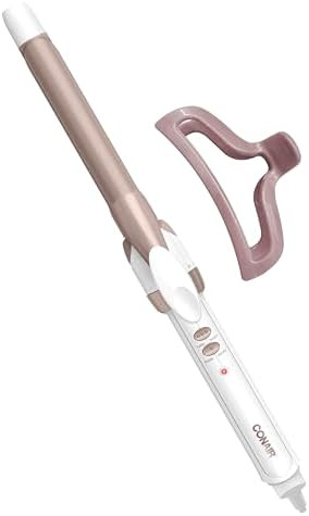 Conair Double Ceramic ¾-Inch Curling Iron with Claw Clip, ¾-Inch Barrel Creates Tight Curls, Ha... | Amazon (US)