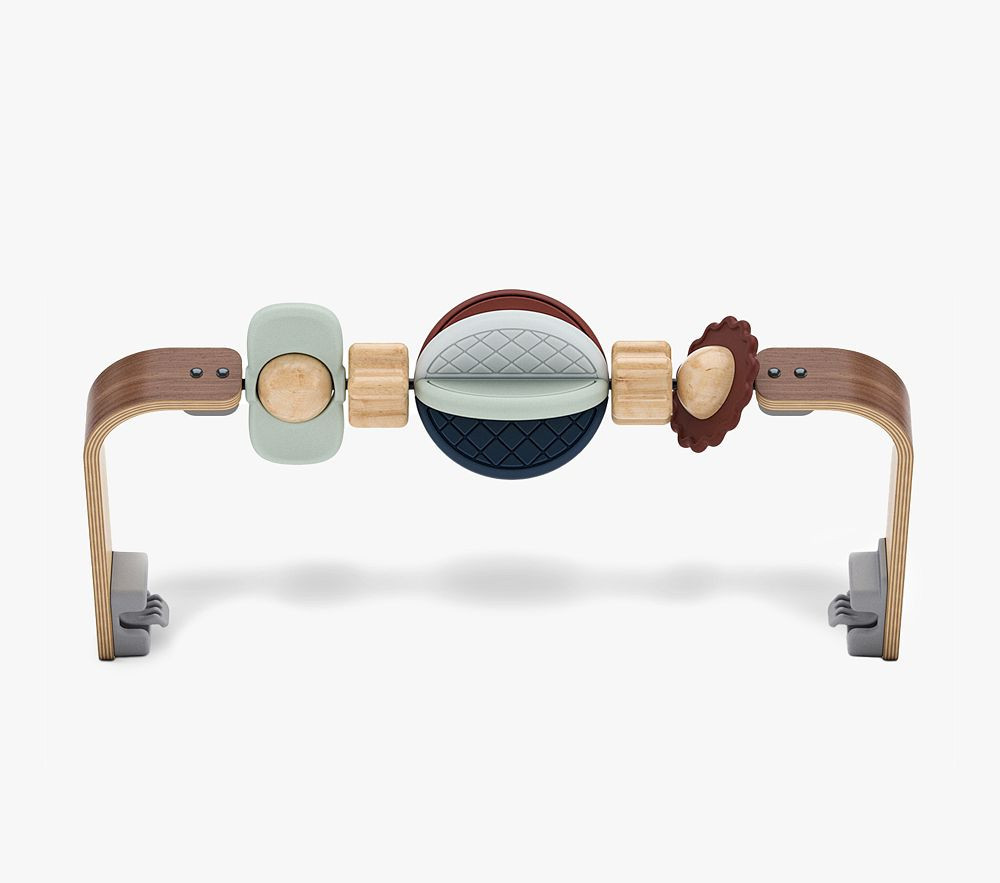 UPPAbaby(R) Mira(TM) Bouncer Wonder Wheel Toy Bar, Wood | Pottery Barn Kids