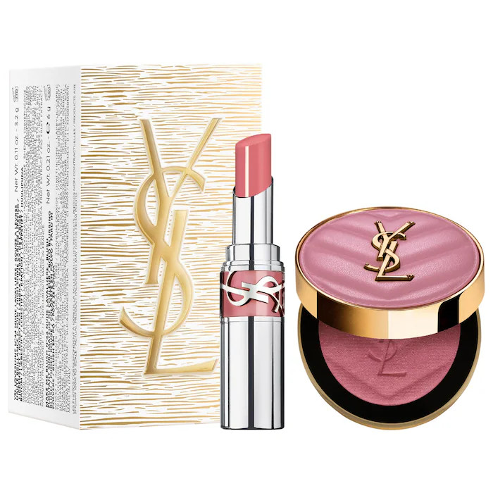 YSL Iconic Pink Make Me Blush & Loveshine Lip Oil Stick Set | Sephora (US)