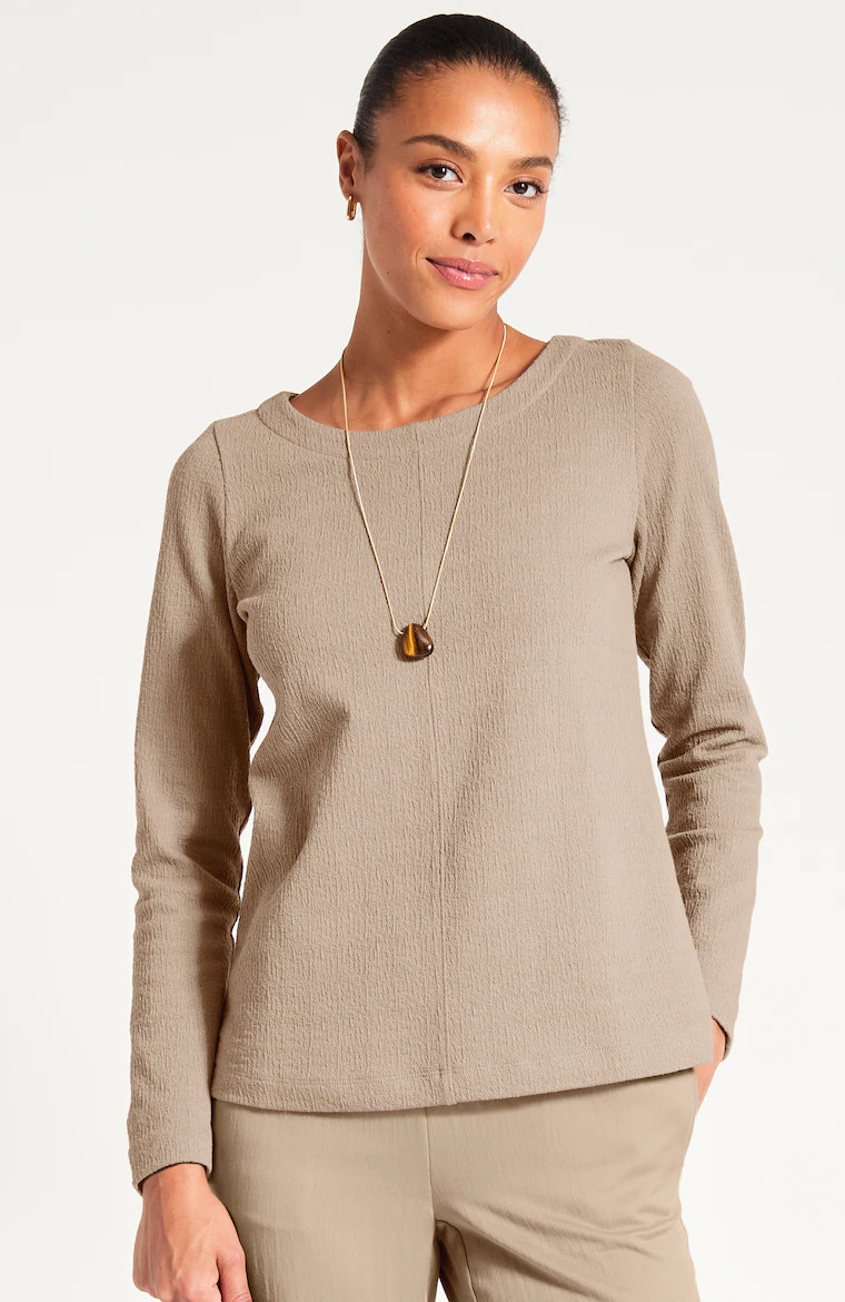 Pure Jill Textured Jacquard Top | J. Jill
