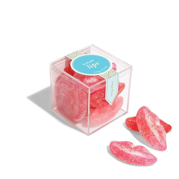Sugarfina Sugar Lips Small Candy Cube, Gummies, 3.2oz, 1 Count | Amazon (US)