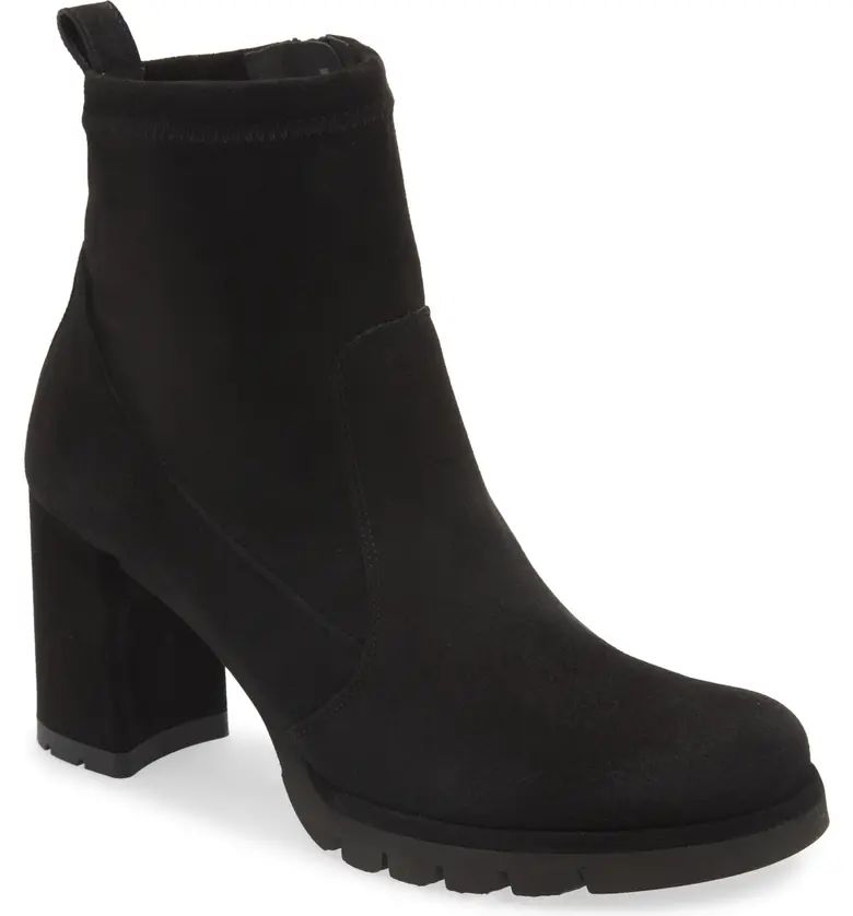 Nadia Suede Lug Sole Bootie | Nordstrom