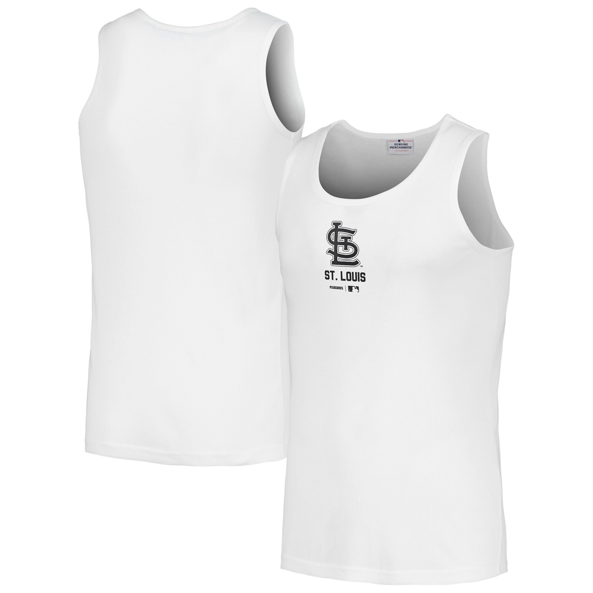 Men's St. Louis Cardinals  PLEASURES White Two-Pack Tank Top | MLB Shop